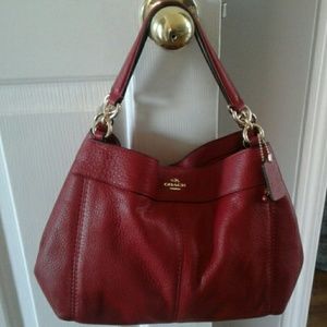 Coach small Lexy shoulder bag with free charm